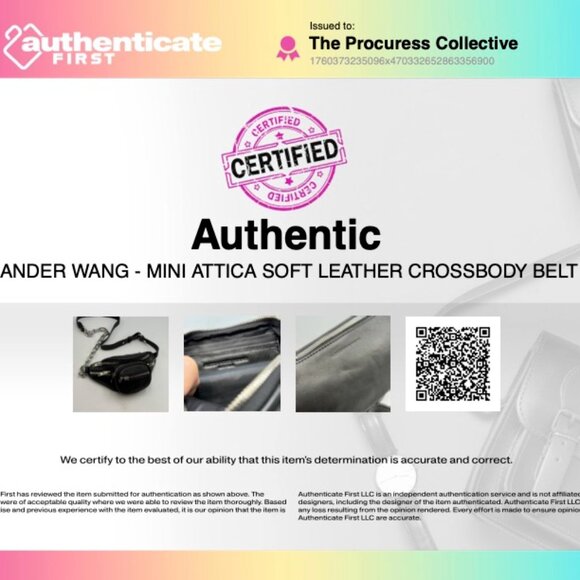 🆕 ALEXANDER WANG 🧿 NWOT Mini Attica Soft Leather Crossbody Belt Bag AUTHENTIC - Picture 16 of 16